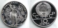 Russland 10 Rubel Olympische Spiele 1980 in Moskau - Russisches Gewichtstoßen -
