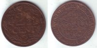Niederlande 2 1/2 Cents Wilhelmina (1890 - 1948) -