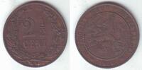 Niederlande 2 1/2 Cents Wilhelmina (1890 - 1948) -