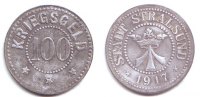 Stralsund 100 Pfennig Notgeld der Stadt Stralsund - 100 Pfennig -