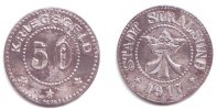 Stralsund 50 Pfennig Notgeld der Stadt Stralsund - 50 Pfennig -