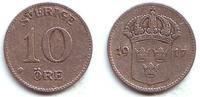 Schweden 10 Öre Gustaf V. (1907 - 1950) -