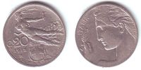 Italien 20 Centesimi Vittorio Emanuelle III. (1900 - 1946) -