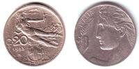 Italien 20 Centesimi Vittorio Emanuelle III. (1900 - 1946) -