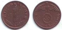 Drittes Reich 1 Reichspfennig 1 Reichspfennig - mit Hakenkreuz -