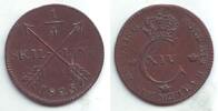 Schweden 1/4 Skilling Carl XIV. Johann (1818 - 1844) -