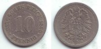 Kaiserreich 10 Pfennig 10 Pfennig - kleiner Adler -