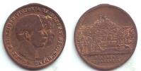 Hamburg - Süllberg - Blankenese Medaille Wilhelm II. + Victoria - Stadtansicht Blankenese - Schiffe -