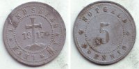 Landsberg 5 Pfennig Notgeld der Stadt Landsberg - 5 Pfennig -