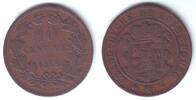 Luxemburg 10 Centimes Wilhelm III. (1849 - 1890) -