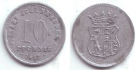 Ichenhausen 10 Pfennig Notgeld der Stadt Ichenhausen - 10 Pfennig - Rohlingstärke 1,3 mm -