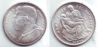 Vatikan Papst Johannes Paul I. - versilberte Gedenkmedaille -