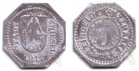 Zwiesel 5 Pfennig Notgeld der Stadt Zwiesel - 5 Pfennig -
