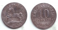 Braunschweig 10 Pfennig Notgeld des Herzogtums Braunschweig - 10 Pfennig -