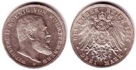Württemberg 3 Mark König Wilhelm II. -