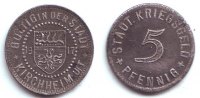 Kirchheim 5 Pfennig Notgeld der Stadt Kichheim - 5 Pfennig -