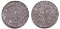 Offenbach 5 Pfennig Notgeld der Stadt Offenbach - 5 Pfennig -