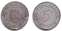 Kirchheim 5 Pfennig Notgeld der Stadt Kirchheim - 5 Pfennig -