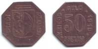 Mengen 50 Pfennig Notgeld der Stadt Mengen - 50 Pfennig -