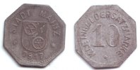 Mainz 10 Pfennig Notgeld der Stadt Mainz - 10 Pfennig -