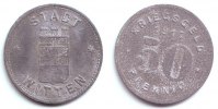 Witten 50 Pfennig Notgeld der Stadt Witten - 50 Pfennig - Stempeldrehung -
