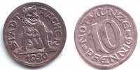 Aachen 10 Pfennig Notgeld der Stadt Aachen - 10 Pfennig -