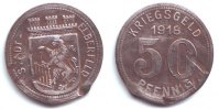 Elberfeld 50 Pfennig Notgeld der Stadt Elberfeld - 50 Pfennig -