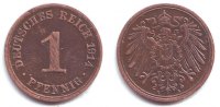 Kaiserreich 1 Pfennig 1 Pfennig - großer Adler -