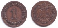 Kaiserreich 1 Pfennig 1 Pfennig - großer Adler -