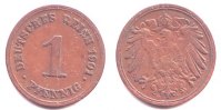 Kaiserreich 1 Pfennig 1 Pfennig - großer Adler -