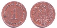 Kaiserreich 1 Pfennig 1 Pfennig - großer Adler -