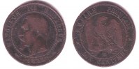 Frankreich 10 Centimes Napoleon III. (1852 - 1870) -
