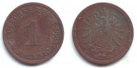 Kaiserreich 1 Pfennig 1 Pfennig - kleiner Adler -