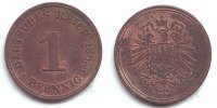 Kaiserreich 1 Pfennig 1 Pfennig - kleiner Adler -