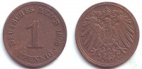 Kaiserreich 1 Pfennig 1 Pfennig - großer Adler -