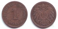 Kaiserreich 1 Pfennig 1 Pfennig - großer Adler -
