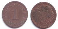 Kaiserreich 1 Pfennig 1 Pfennig - großer Adler -