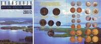 Finnland 16,60 Markkaa & Medaille KMS - Finnland im Folder - 10 Penniä - 10 Markkaa + Medaille -