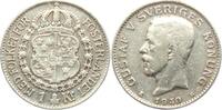 Schweden 1 Krone Gustaf V. (1907 - 1950) -