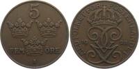 Schweden 5 Öre Gustaf V. (1907 - 1950) -