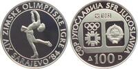 Jugoslawien 100 Dinar Olympische Spiele 1984 in Sarajevo - Eistanz -