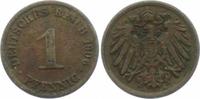 Kaiserreich 1 Pfennig 1 Pfennig - großer Adler -