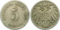 Kaiserreich 5 Pfennig 5 Pfennig - großer Adler -