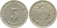 Kaiserreich 5 Pfennig 5 Pfennig - großer Adler -