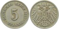 Kaiserreich 5 Pfennig 5 Pfennig - großer Adler -