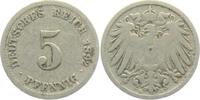 Kaiserreich 5 Pfennig 5 Pfennig - großer Adler -