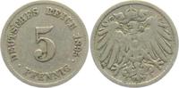 Kaiserreich 5 Pfennig 5 Pfennig - großer Adler -