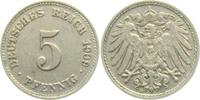 Kaiserreich 5 Pfennig 5 Pfennig - großer Adler -
