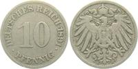 Kaiserreich 10 Pfennig 10 Pfennig - großer Adler -