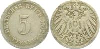 Kaiserreich 5 Pfennig 5 Pfennig - großer Adler -